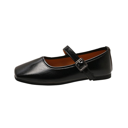 Damen Ballerinas mit verstellbarem Schnallenriemen und elegantem Design