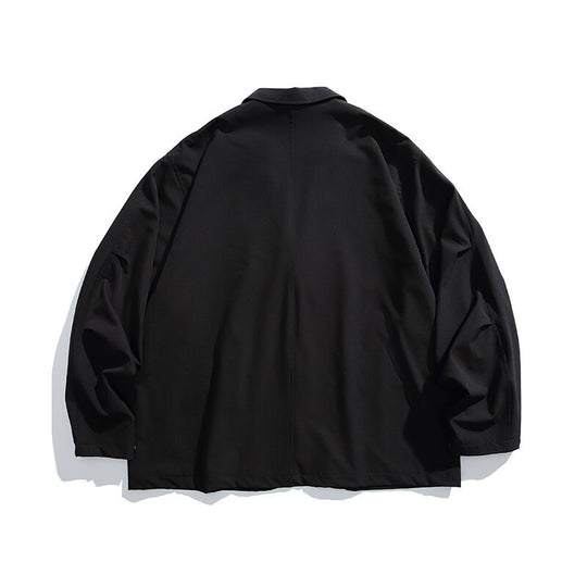 Herren Oversized Utility-Sakko mit multifunktionalen Taschen Shop Nory