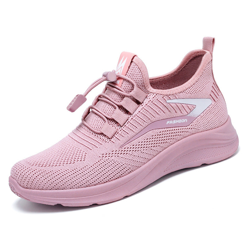 Damen nan leichte Strick-Sneaker mit Schnellverschluss, atmungsaktiver Sockenkonstruktion und stoßdämpfender EVA-Sohle Shop Nory