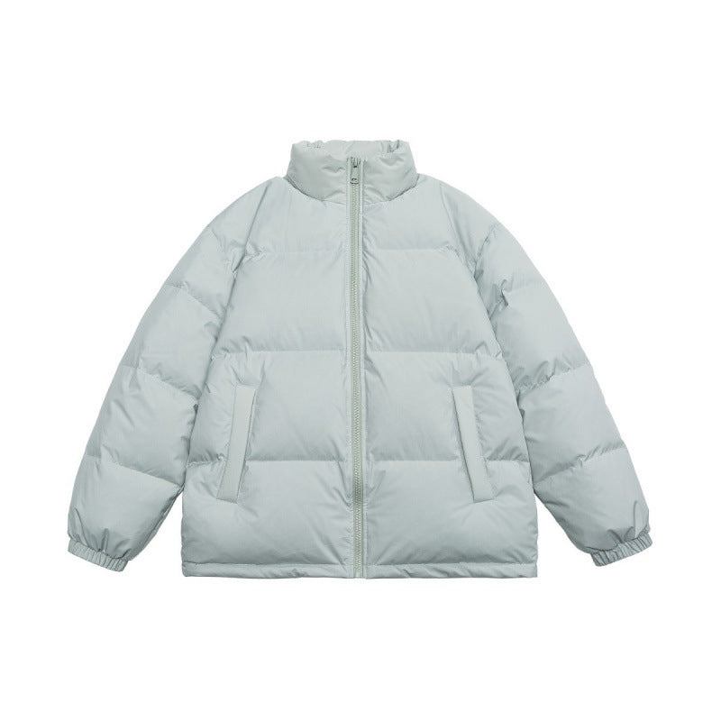 Unisex Oversize Stepp-Winterjacke mit Stehkragen, durchgehendem Reißverschluss und elastischen Bündchen Shop Nory