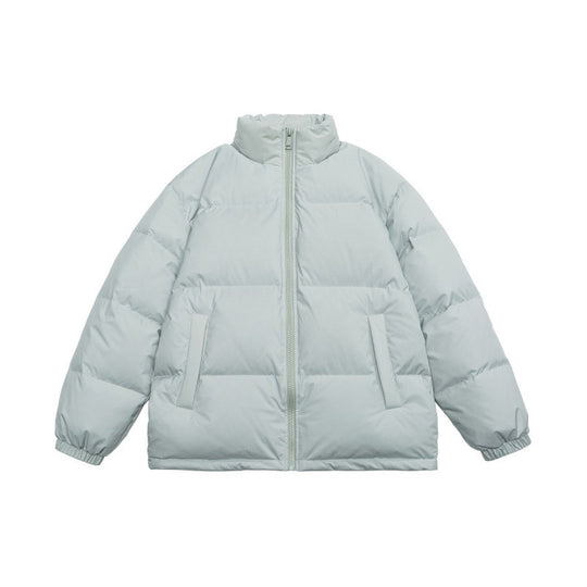 Unisex Oversize Stepp-Winterjacke mit Stehkragen, durchgehendem Reißverschluss und elastischen Bündchen Shop Nory