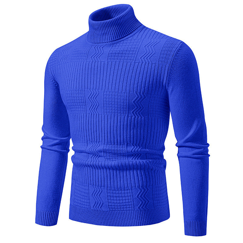 Herren Rollkragenpullover mit Strukturstrick und körpernaher Silhouette Shop Nory