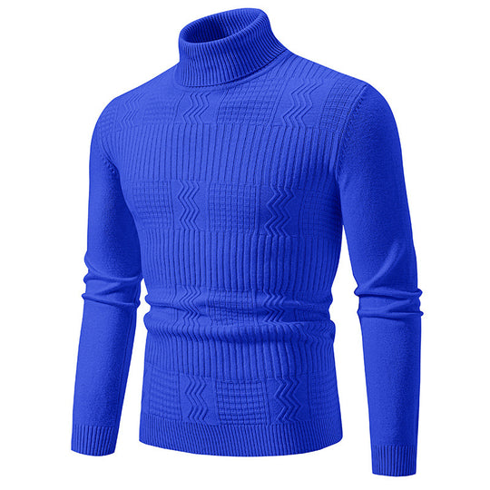 Herren Rollkragenpullover mit Strukturstrick und körpernaher Silhouette Shop Nory