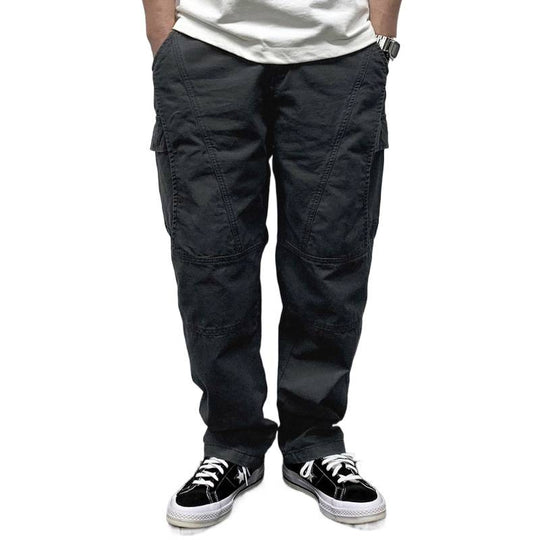 Herren Lässige Baggy-Cargo-Hose mit Knieabnähern, Multitaschen und Workwear-Details Shop Nory