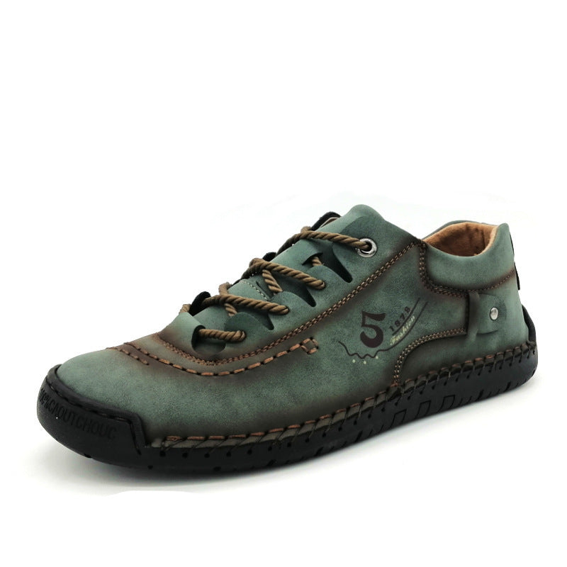 Damen bequeme Freizeitschuhe aus hochwertigem Leder mit rutschfester Sohle