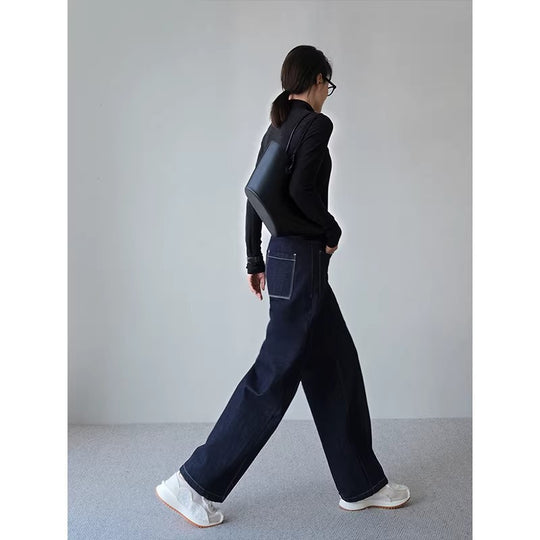 Damen Weite Jeans mit hohem Bund Shop Nory