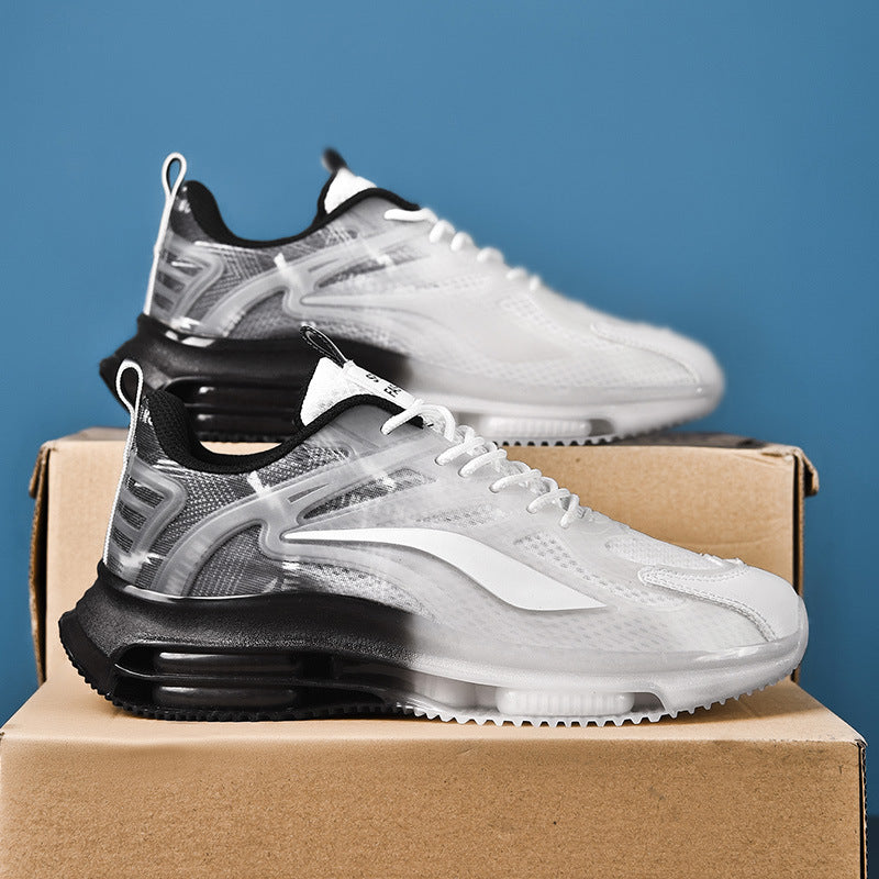 Herren Performance-Laufsneaker mit halbtransparentem Mesh-Obermaterial und sichtbarer Luftkammer Shopy Nory