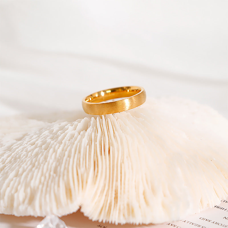 Damen filigraner Ring mit glänzendem Finish Shop Nory