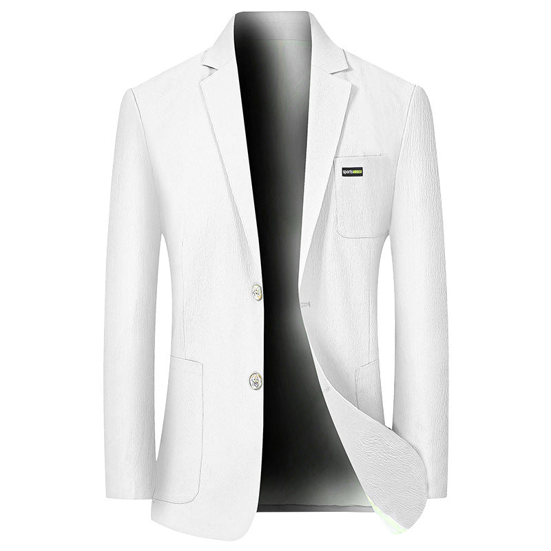 Herren Modernes Stretch Business-Sakko mit schmalem Schnitt und aufgesetzten Taschen Shop Nory