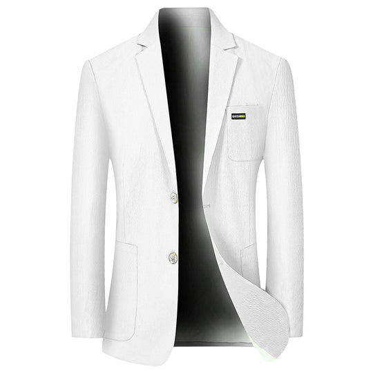 Herren Modernes Stretch Business-Sakko mit schmalem Schnitt und aufgesetzten Taschen Shop Nory