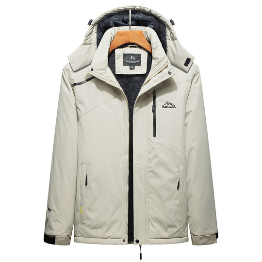 Herren Isolierte Winterparka mit Teddyfutter, Kapuze und wasserabweisender Außenhülle Shop Nory