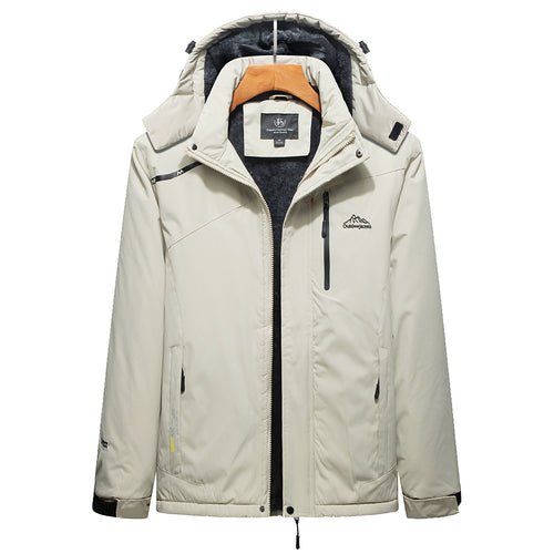 Herren Isolierte Winterparka mit Teddyfutter, Kapuze und wasserabweisender Außenhülle Shop Nory