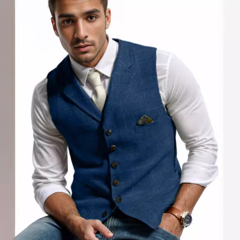 Herren elegante Weste im modernen Stil