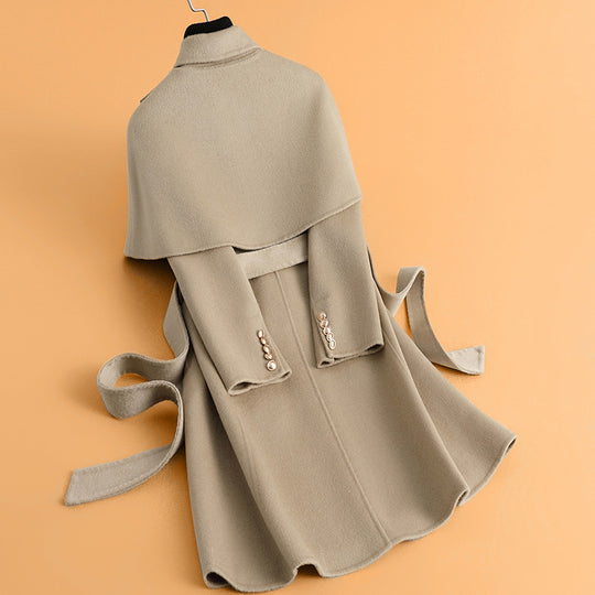 Damen Stylischer Cape-Mantel Shop Nory