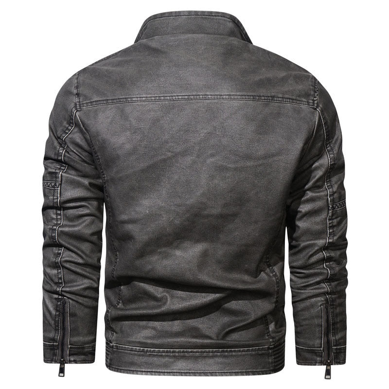 Herren Jeansoptik Zip‑Blouson im Bomberstil mit ergonomischen Nähten und Stehkragen Shop Nory