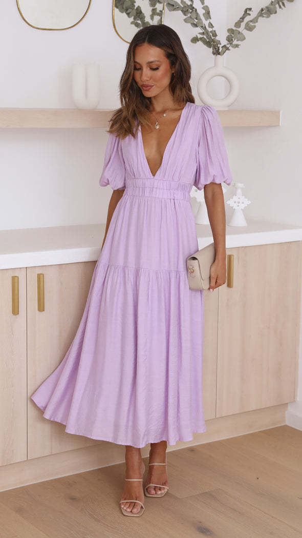 Taillierter Midikleid