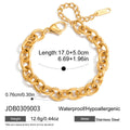 Damen Armband aus hypoallergenem Edelstahl mit verstellbarem Kettenverschluss Shop Nory