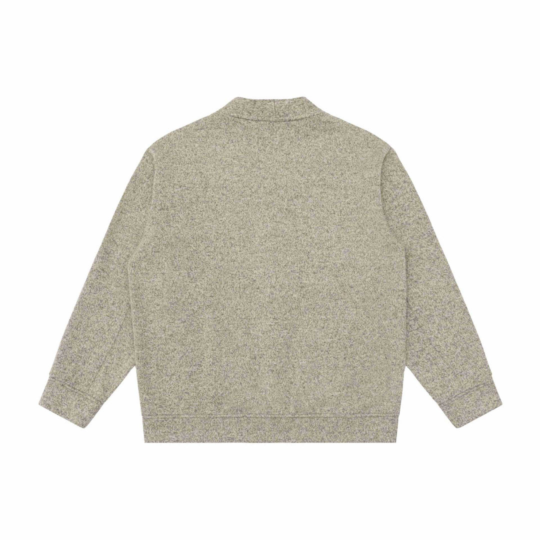 Unisex V-Ausschnitt Cardigan mit Strukturstrick und aufgesetzten Taschen Shop Nory