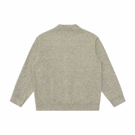 Unisex V-Ausschnitt Cardigan mit Strukturstrick und aufgesetzten Taschen Shop Nory