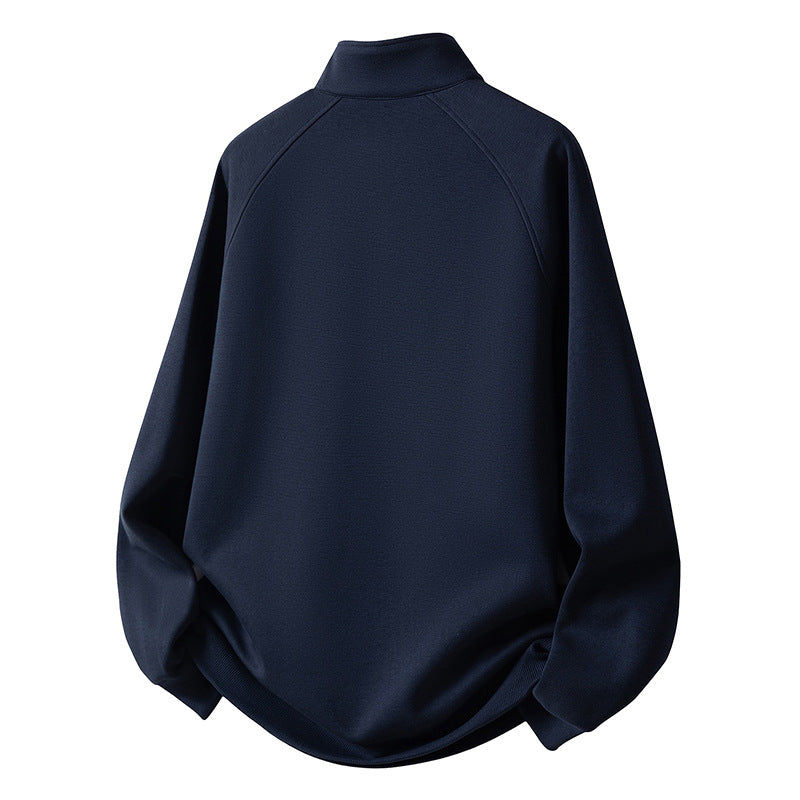 Herren Sport Fleece Pullover mit Reißverschluss Shop Nory