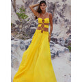 Damen Maxikleid mit einzigartigem Cut-Out Design Shopnory