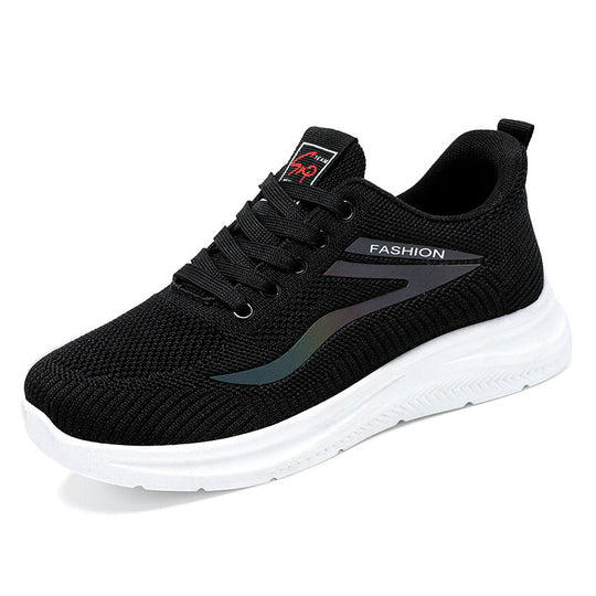Damen Leichte und atmungsaktive Freizeitsneaker mit elastischem Schaft