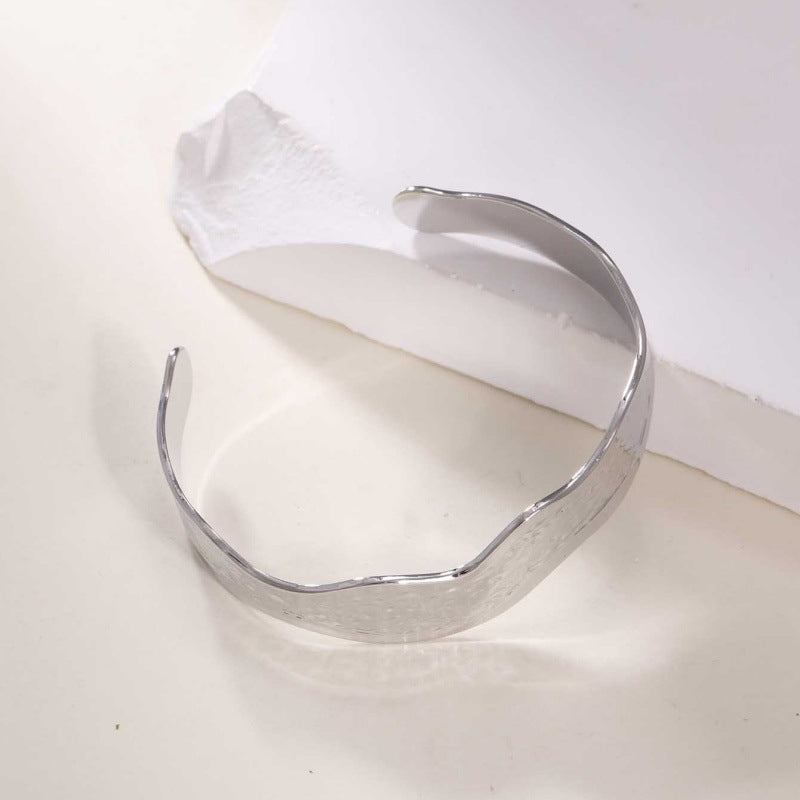 Damen Offener Armreif im modernen Bambusdesign Shop Nory
