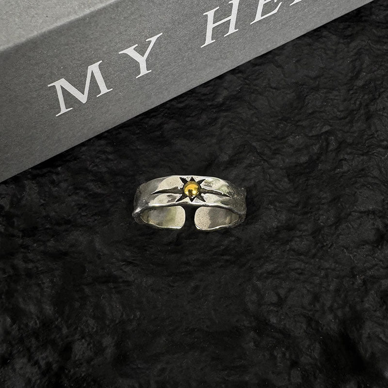 Damen stilvoller Ring mit Stern-Design Shop Nory