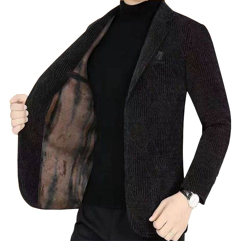 Herren Strukturierter Jersey-Sakko mit leichtem Innenfutter und schmaler Silhouette Shop Nory