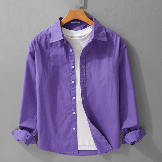 Herren Lässiges Layering-Hemd mit integriertem T-Shirt-Einsatz Shop Nory