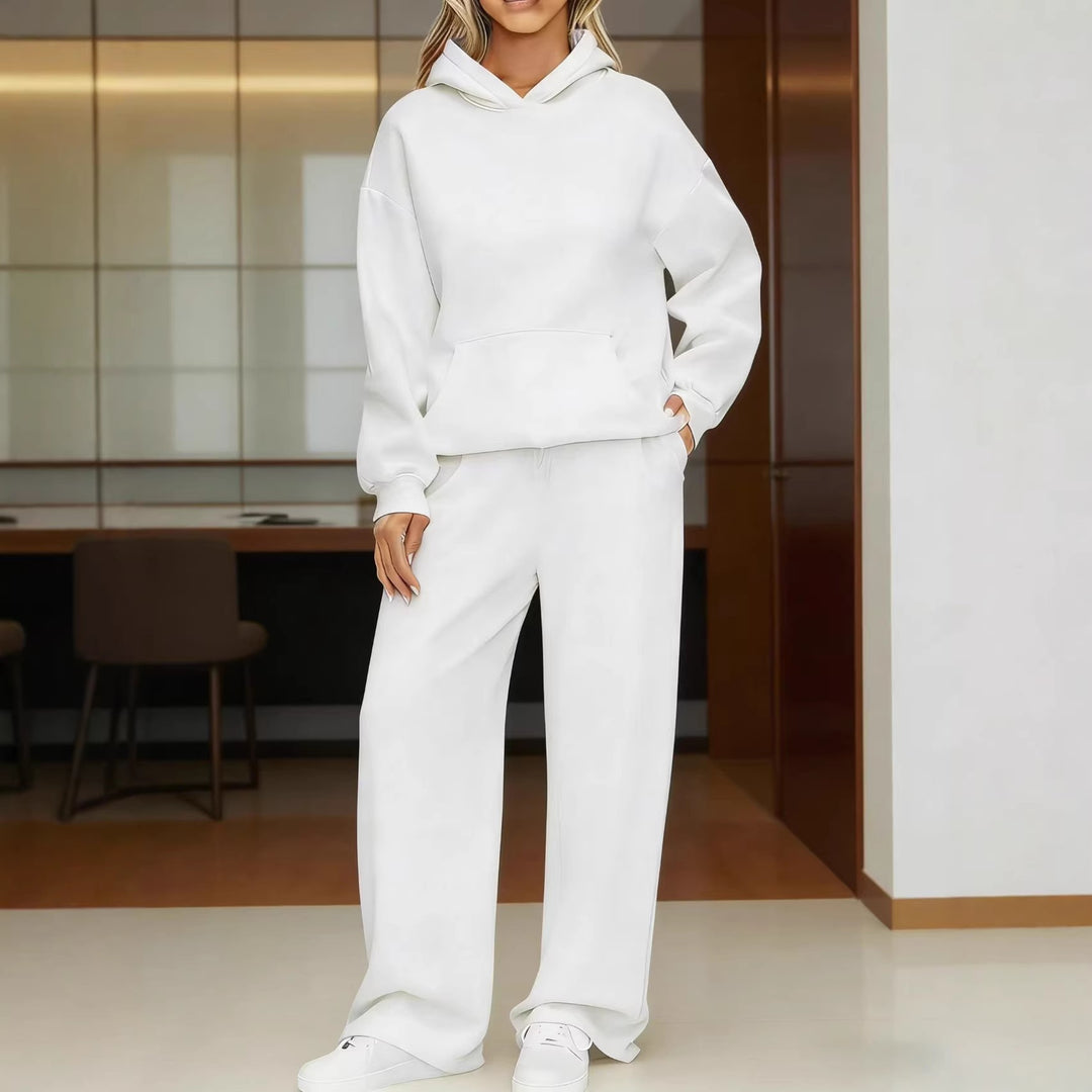 Damen nan kuscheliges Oversize Hoodie und weite Jogginghose Set Shop Nory