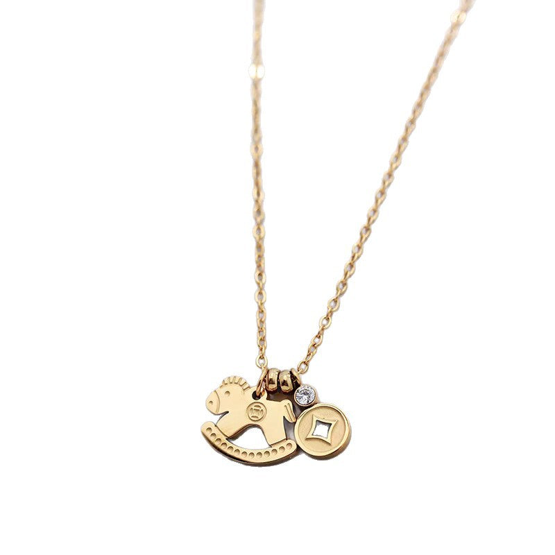 Frauen Dainty Charm Anhänger Halskette Shop Nory
