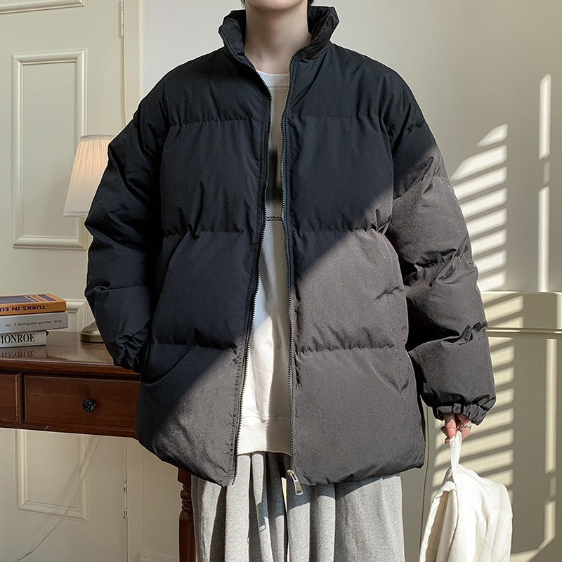 Unisex Oversize Steppjacke mit hohem Stehkragen und Thermofutter Shop Nory