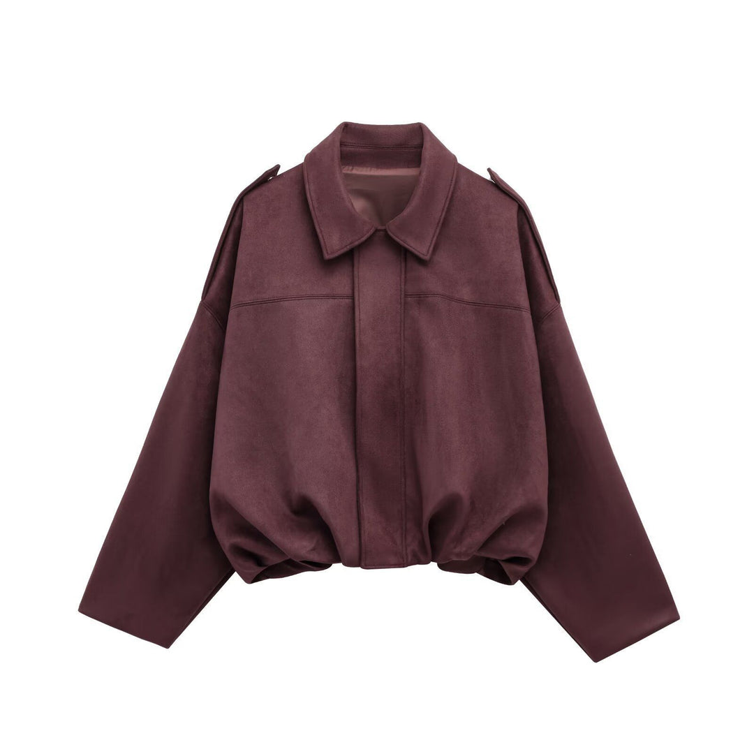 Damen Modische Kurzjacke mit legerem Schnitt