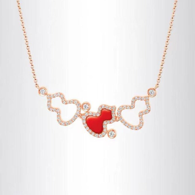 Damen Halskette mit verspieltem Design und funkelnden Akzenten Shop Nory