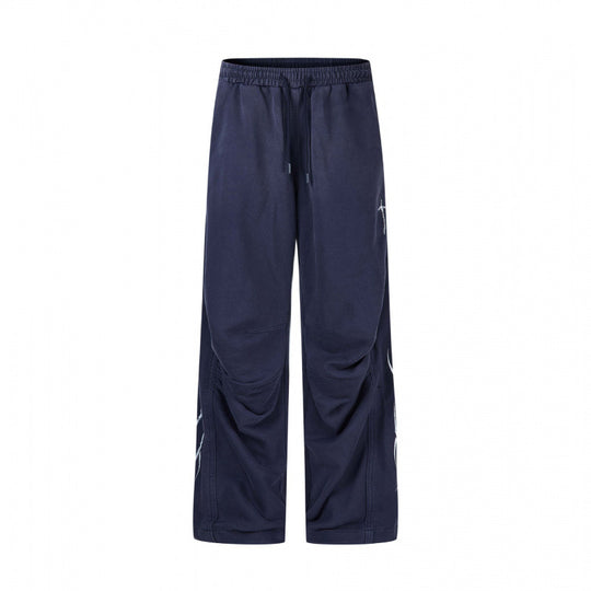 Herren weite Sweatpants im Baggy‑Cut mit Elastikbund, Kordelzug und geraffter Kniepartie Shop Nory