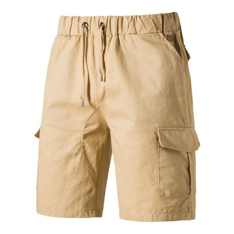 Herren Cargo-Shorts mit elastischem Bund und praktischen Taschen