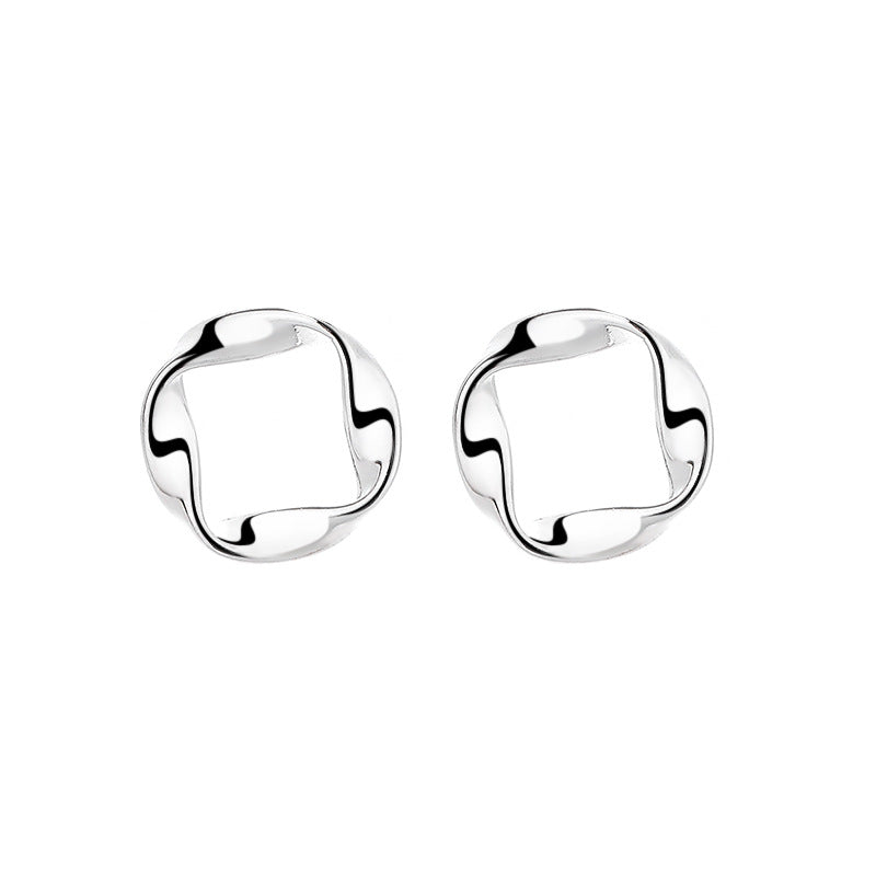 Damen moderne quadratische Ohrringe Shop Nory