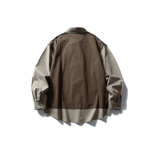 Herren Layering‑Hemd mit integrierter Utility‑Weste und Pattentaschen Shop Nory