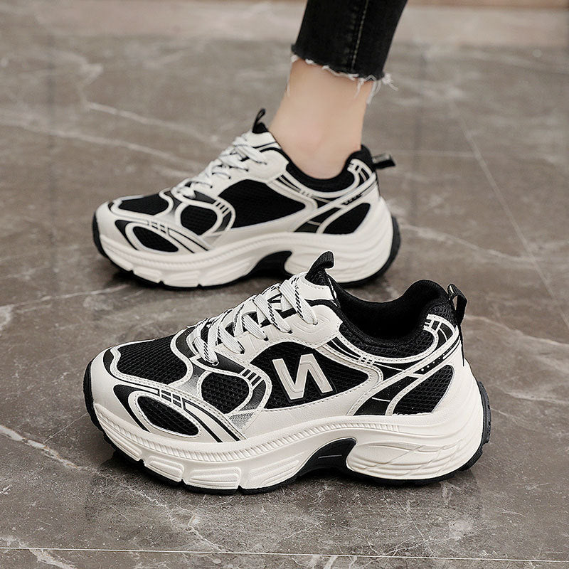 Damen Sportliche Laufschuhe mit atmungsaktivem Mesh-Obermaterial und dämpfender Sohle Shopnory
