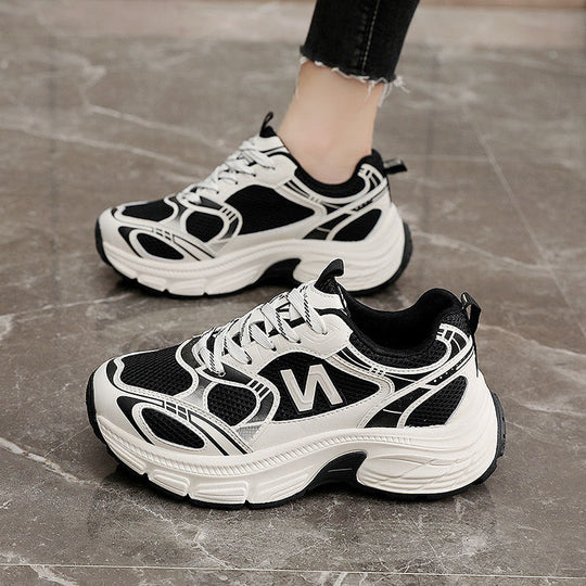 Damen Sportliche Laufschuhe mit atmungsaktivem Mesh-Obermaterial und dämpfender Sohle Shopnory