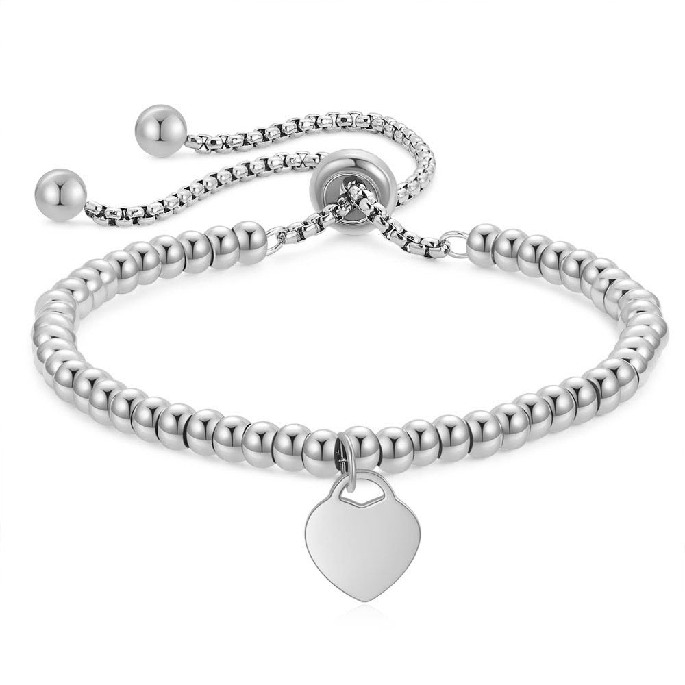 Damen Armband mit herzförmigem Anhänger und modernem Design Shop Nory