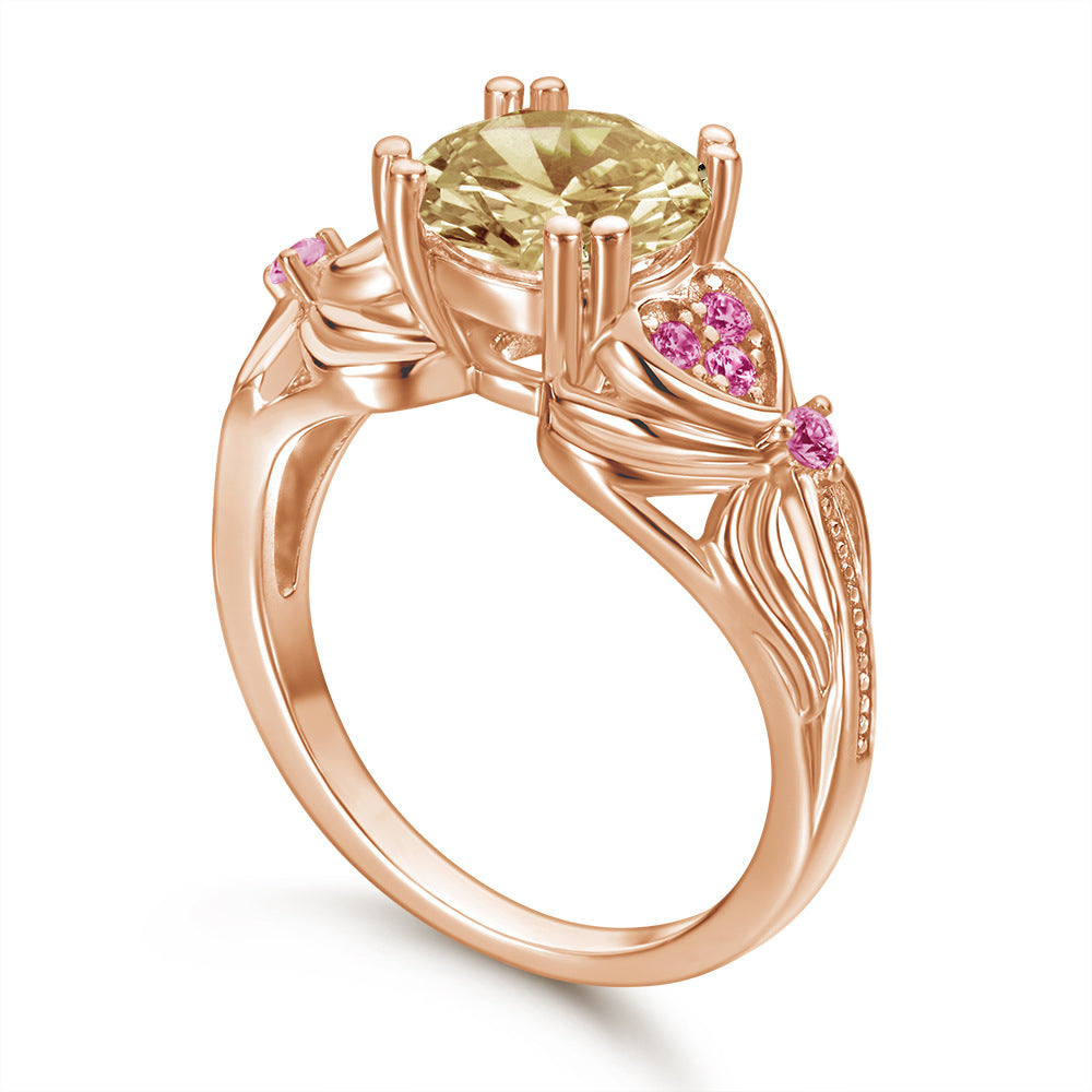 Damen Eleganter Verlobungsring mit kunstvollem Design Shop Nory