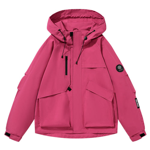 Damen Utility-Softshelljacke mit Kapuze, wasserabweisender Membran und Multifunktionstaschen Shop Nory