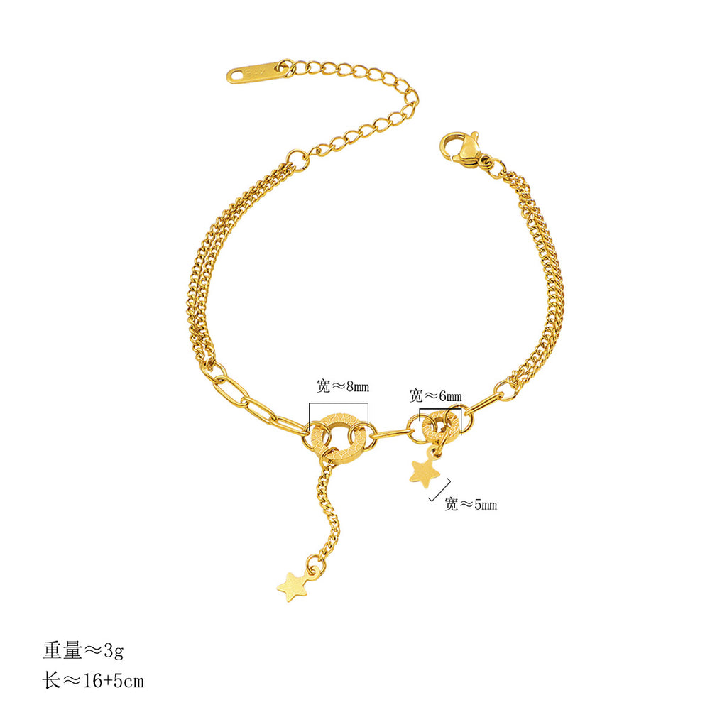 Damen elegante Anhängerarmband Shop Nory