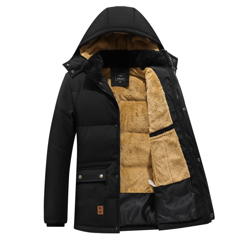 Herren Thermo-Parka mit kuscheliger Teddy-Innenfütterung und winddichter Außenhülle Shop Nory