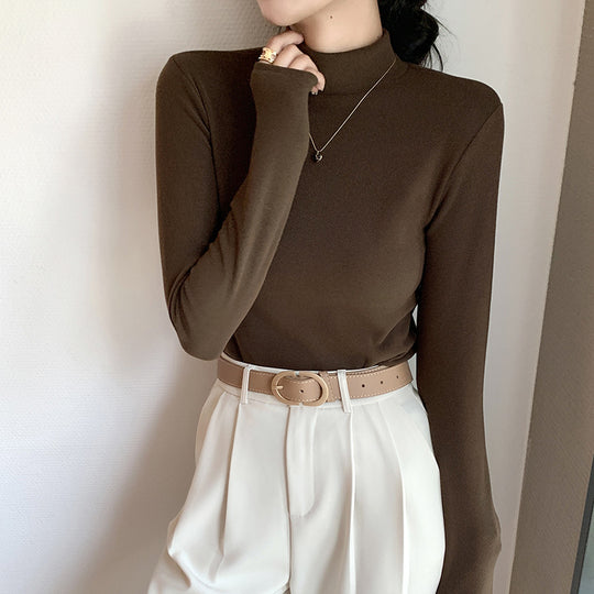 Damen Langarm-Rollkragenoberteil Shop Nory 1787620340