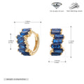 Damen Ohrstecker mit exquisite Zirkonsteinen und 925 Sterling Silber Shop Nory
