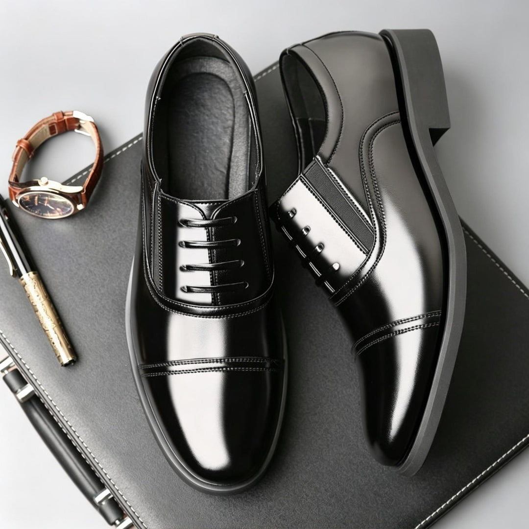 Herren Elegante und Hochglanz Schnürschuhe Shop Nory