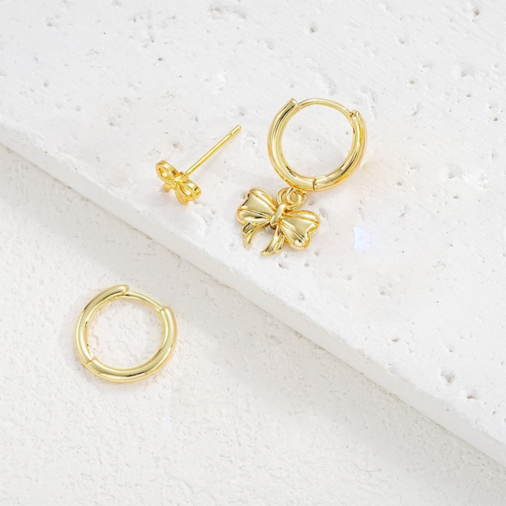 Damen Ohrschmuck Set mit floralem Schleifen- und Schmetterlingsdesign Shop Nory